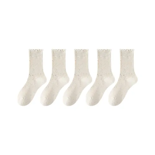 Top Melon Mid Calf Socks Women's Combo Set