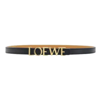LOEWE Logo Lettering Buckle Belt