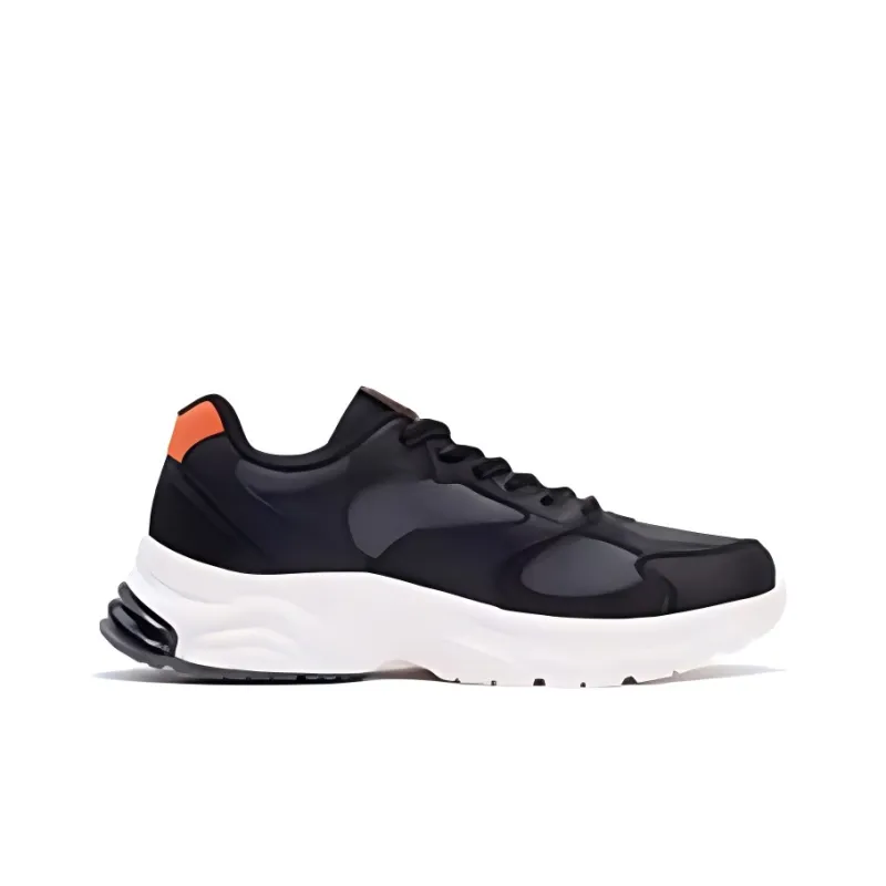 361° Anti Slip Wear Resistant Low Top Casual Shoes Men's Black Gray-1