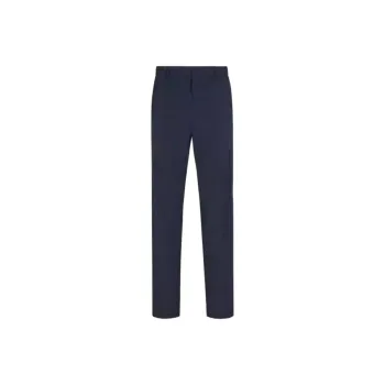 EMPORIO ARMANI Stretch Nylon Trousers With An Elasticated Back