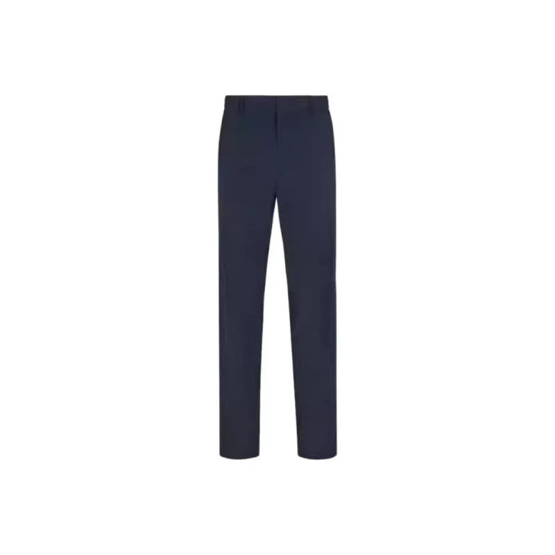 EMPORIO ARMANI Stretch Nylon Trousers With An Elasticated Back-0