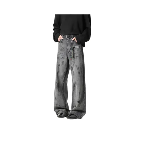 WARNING LIGHT Jeans Unisex Purple