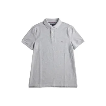Tommy Hilfiger Polo Shirt Men's Gray