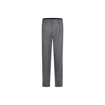 RARE Suit Trousers Men Gray