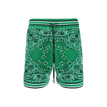 AMIRI Bandana Crochet Basketball Shorts