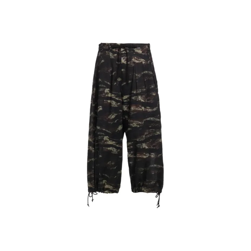 Yohji Yamamoto Casual Pants Unisex Khaki-0