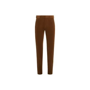 Zegna Cashco FW24 Casual Pants Men's Dark Brown