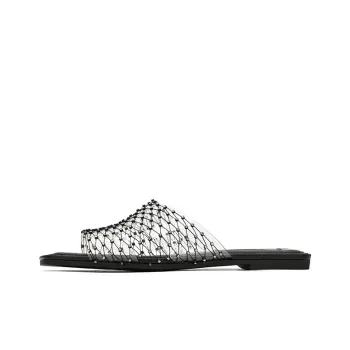 73Hours Slide Slippers Women's Black/Light Gold