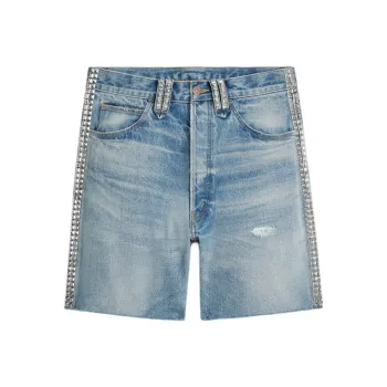CELINE Denim Shorts Men Sky Blue