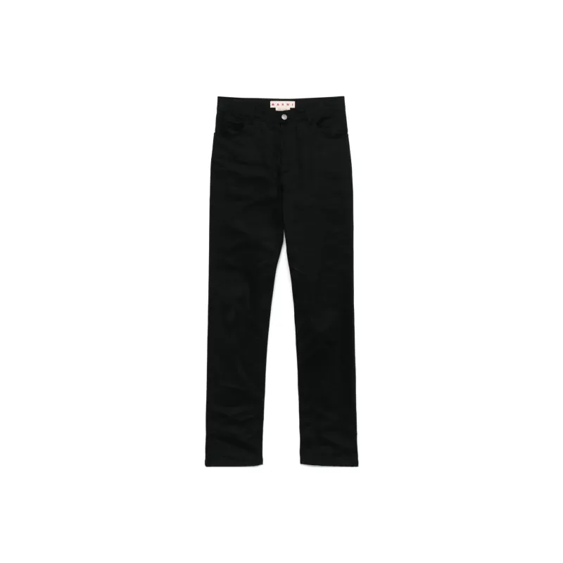 MARNI Logo Patch Slim Fit Jeans-0