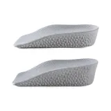 [2.5cm+3.5cm]Height Increase Quarter-Length Insoles-Gray
