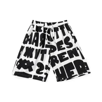 TVX Loose Fit Shorts Unisex Black White