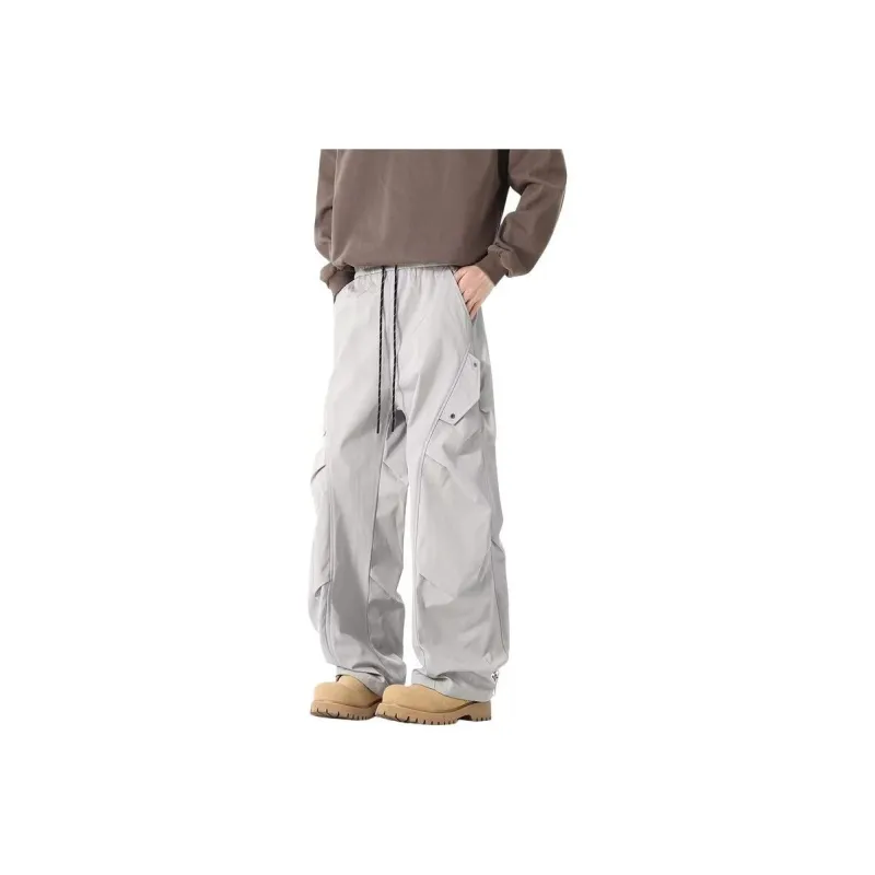 NOME Everyday Commute Minimalist Style Versatile Trendy Wide Leg Casual Pants Unisex-5