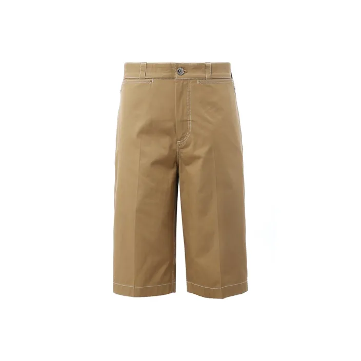 Burberry Casual Shorts Men Khaki-0