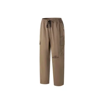 NBA Casual Pants Unisex Camel White