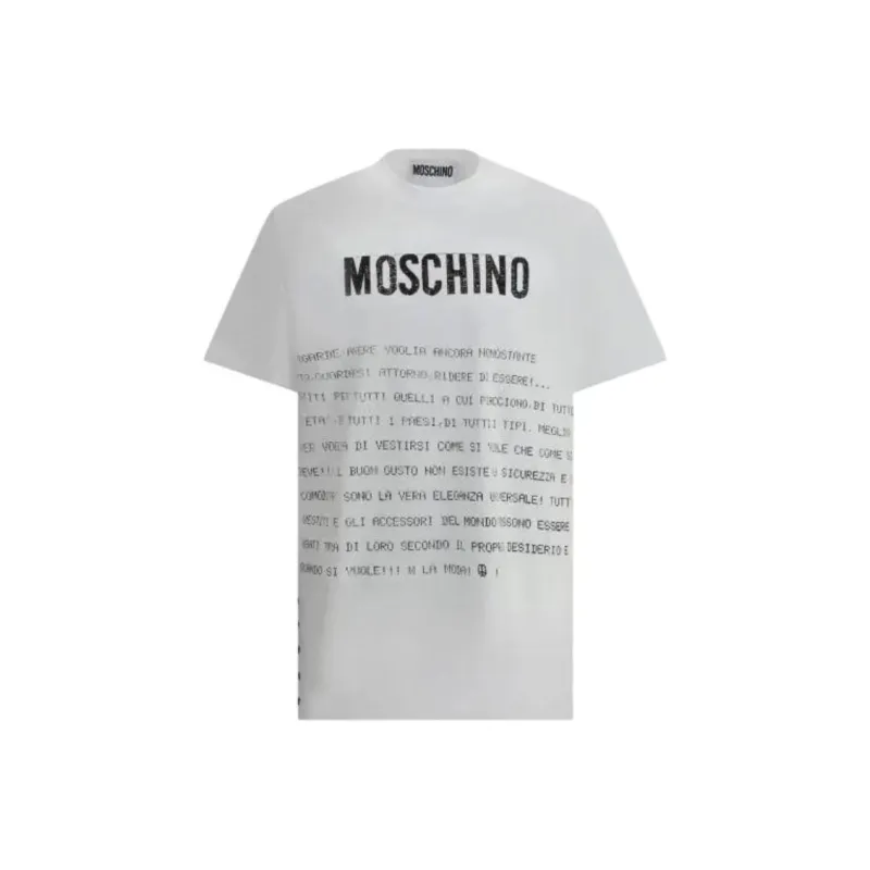 MOSCHINO T Shirts Men White-0