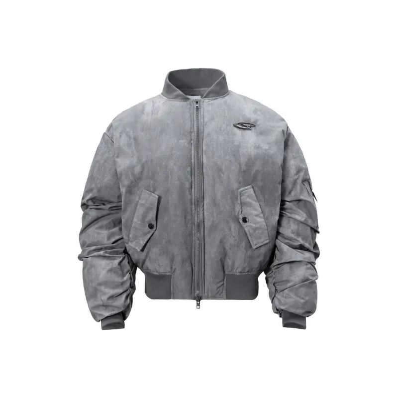 MAXDSTR Puffer Jacket Unisex Gray-0