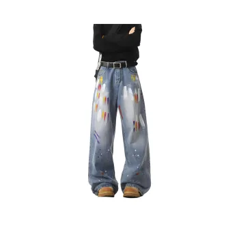 HOKLV Jeans Unisex