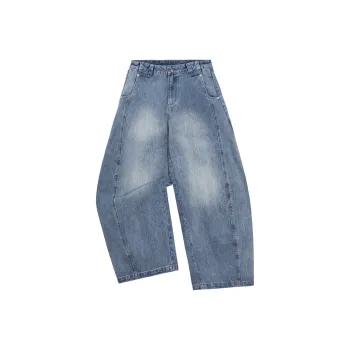 HEIYIXIANSHENG Jeans Men's Vintage Blue