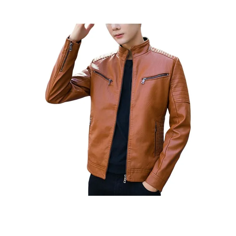 PIERRE CARDIN Leather Jacket Men's-6