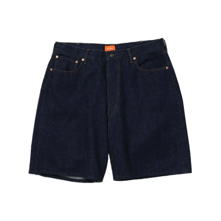 Beams Denim Shorts Men-9