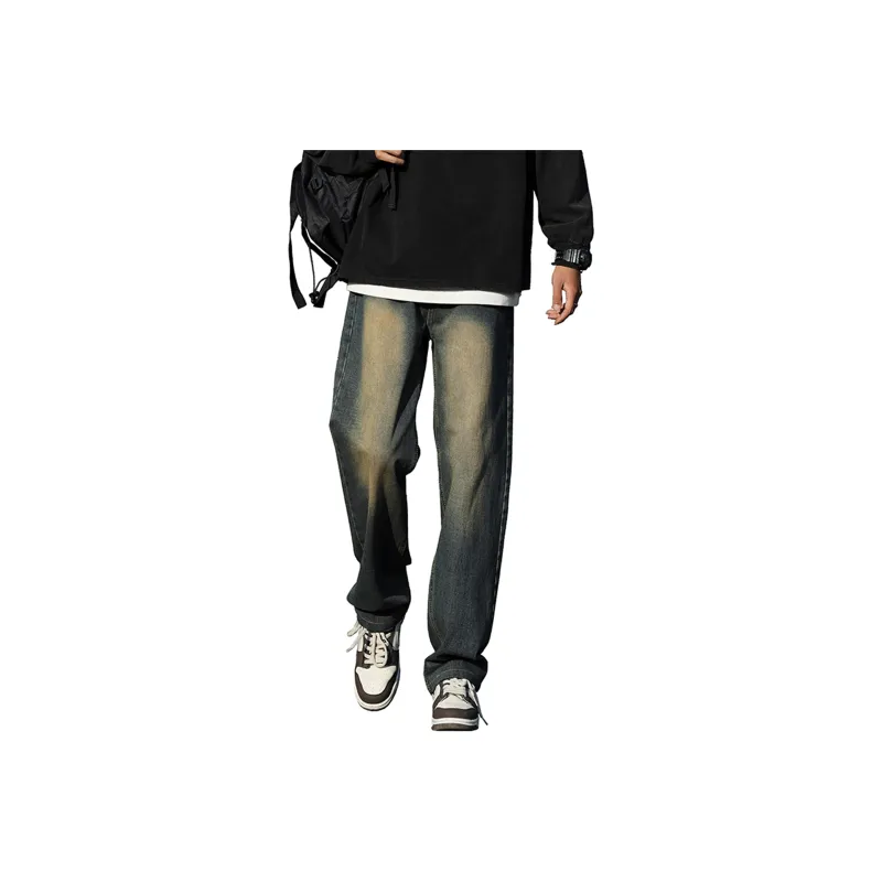 WARNING LIGHT Jeans Unisex Mud-Colored-6