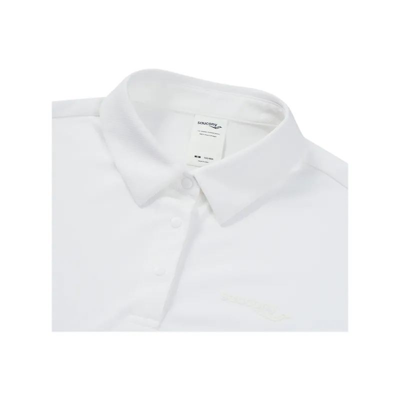 Saucony Polo Shirt Women's Pure White-2