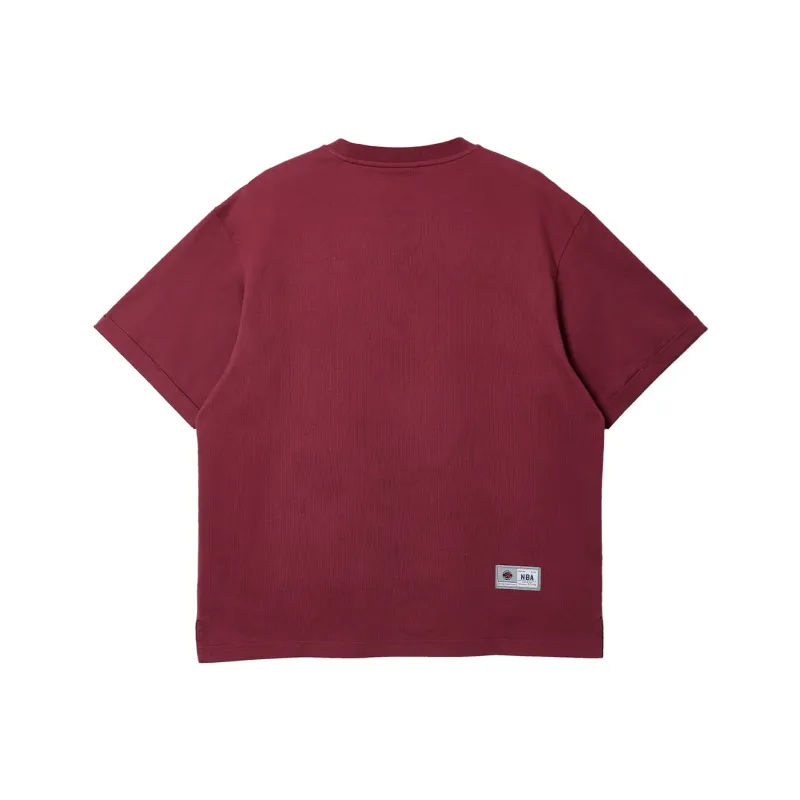 JACK JONES· JACK&JONESxNBA T Shirt Men's F16 Burgundy-1
