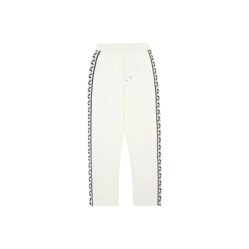 LI NING 1990 Tour Series Casual Pants Men's Ecru-0