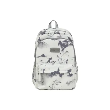 Alcohol Dragon Nylon Backpack Unisex Pink/Red/Black/Gray/Green
