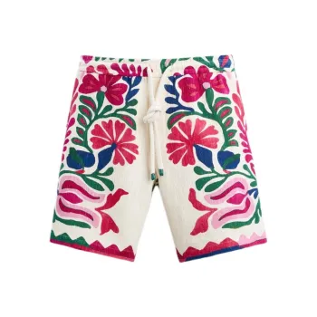 ZARA Casual Shorts Men's Deep Pink
