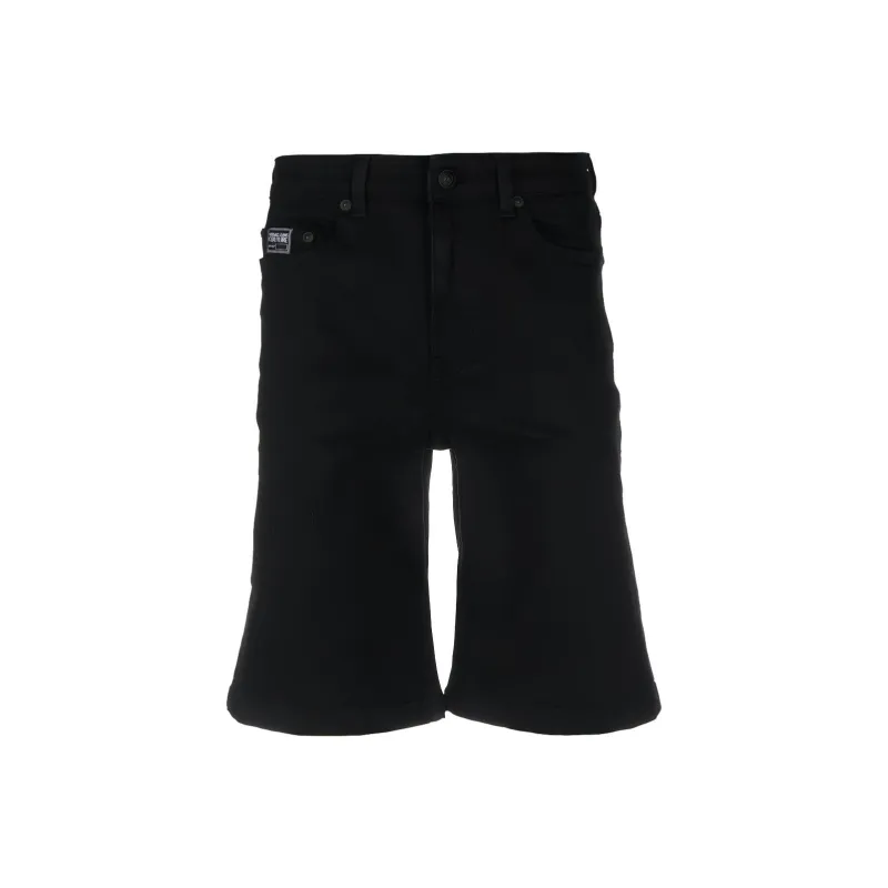 VERSACE JEANS COUTURE Denim Shorts Men Black-0