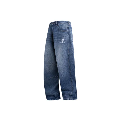 Maserati Jeans Unisex Blue