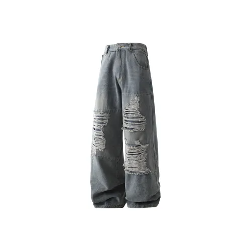 JUNGLE PANDA Jeans Unisex Black