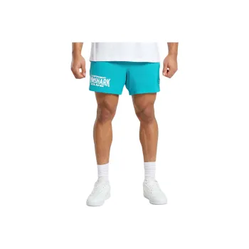GYMSHARK LIFTING CLUB MESH 5' SHORTS Casual Shorts Men's Cyan