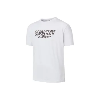 Saucony NATHAN BELL Collection T Shirt Unisex White