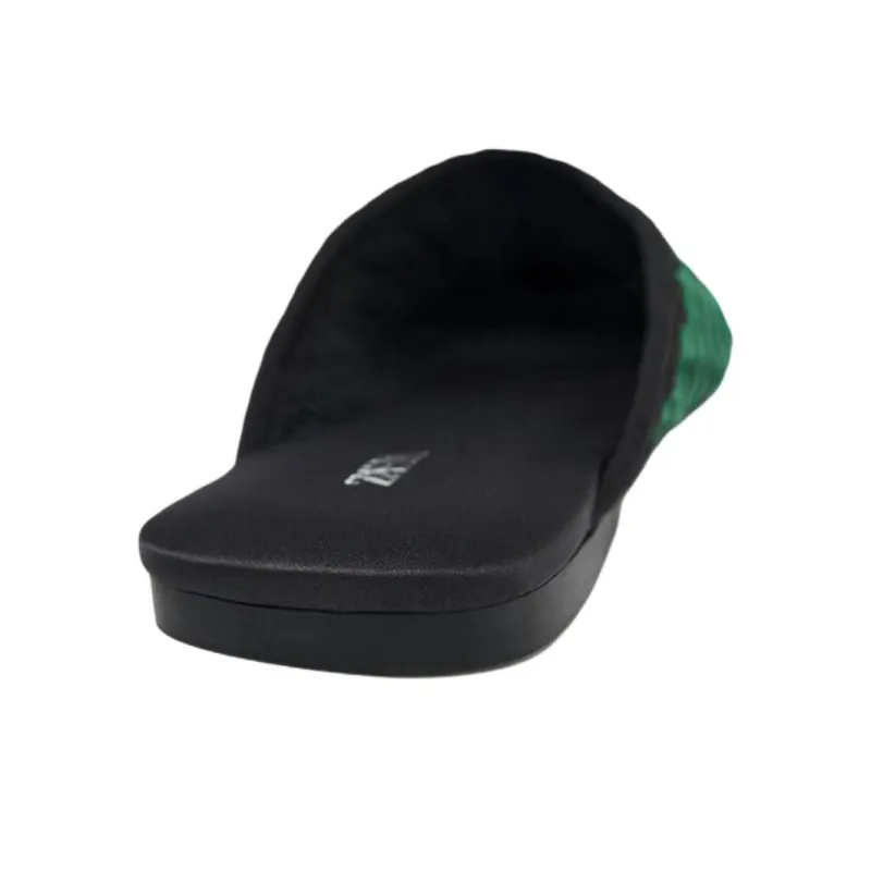 ZARA Abrasion Resistant Closed Toe Slippers Women's Green-4