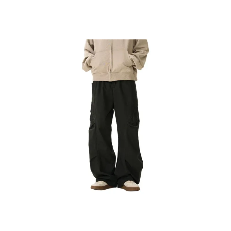 BEAR UNION Casual Pants Unisex Gray-6