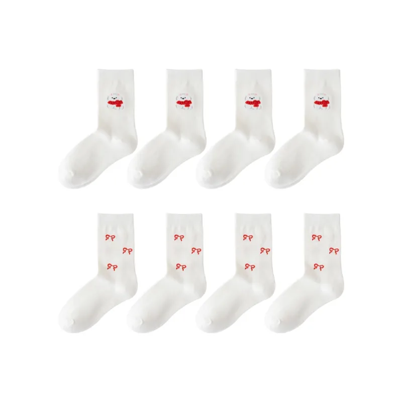 ROBINHOOD Mid Calf Socks Women's Combo Set-29