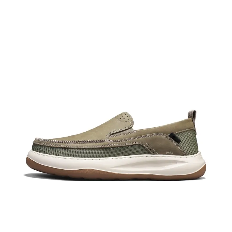 Jinho Casual Shoes Men Low Top Black/Green/Khaki-6