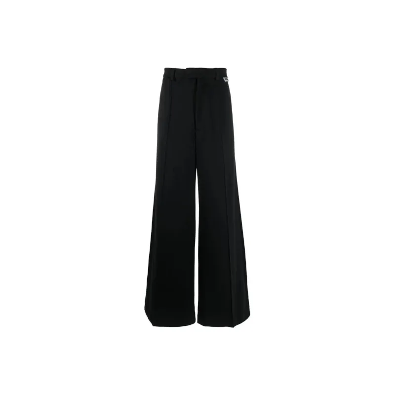 Vetements Wide Leg Molton Tailored Pants-0