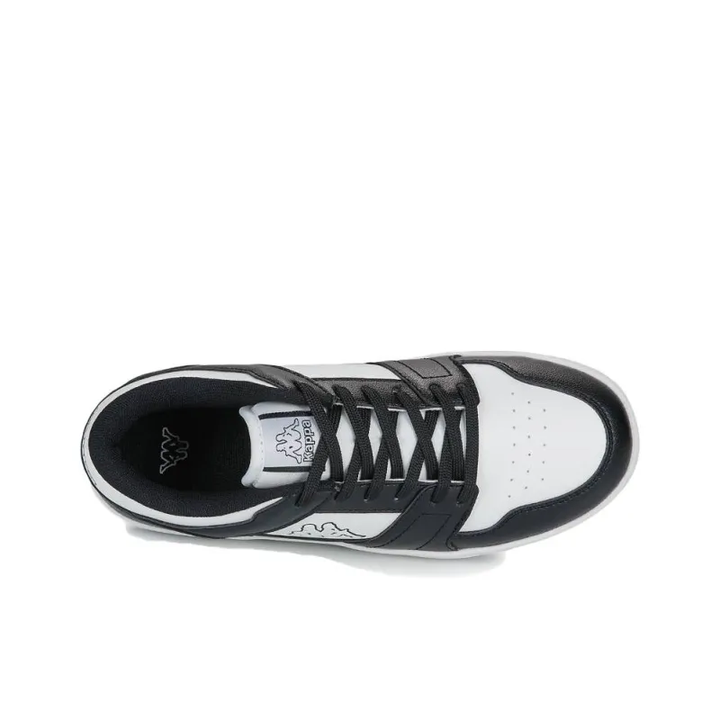 Kappa Anti Slip Wear Resistant Low Top Skateboard Shoes Women's Black-4