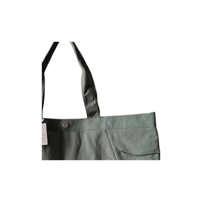 Lululemon Recycled Nylon Tote Bag Shopping Bag Shoulder Bag Handbag Women's Tide Green-2