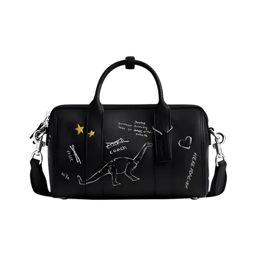 COACH Gotham Cow Leather Shoulder Bag, Crossbody Bag, Handbag Medium Size Men's Black
