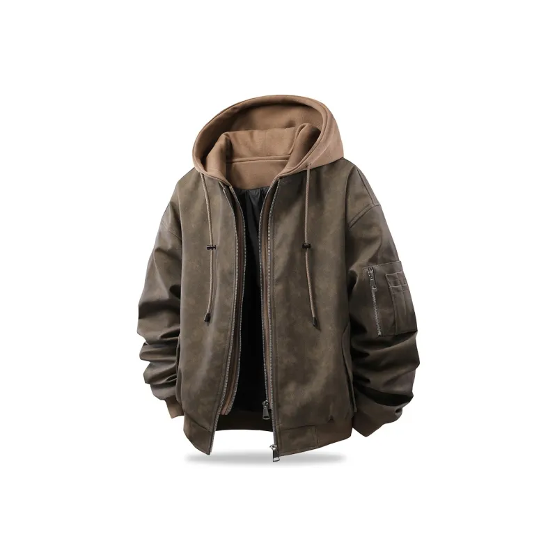FASTFISH Leather Jackets Unisex-4