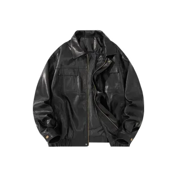 YATSI Leather Jacket Unisex Purple