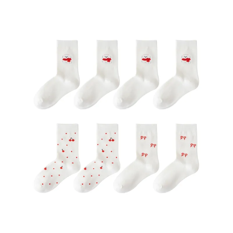 ROBINHOOD Mid Calf Socks Women's Combo Set-20