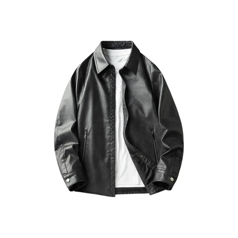 PIERRE CARDIN Leather Jacket Unisex-0