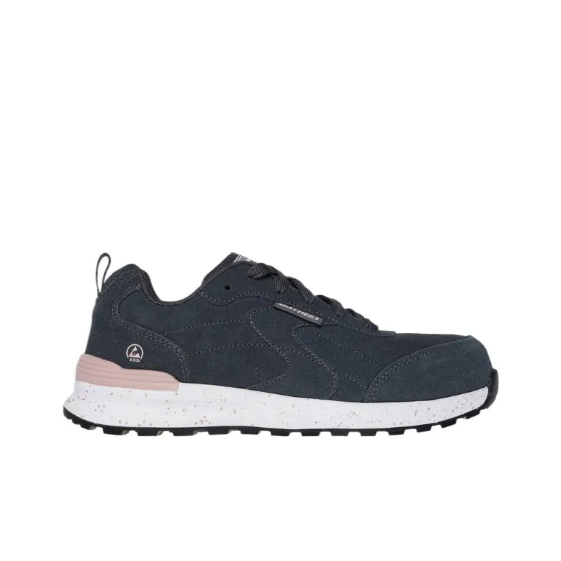 Skechers Bulklin Low Top Casual Shoes Women's Charcoal-1