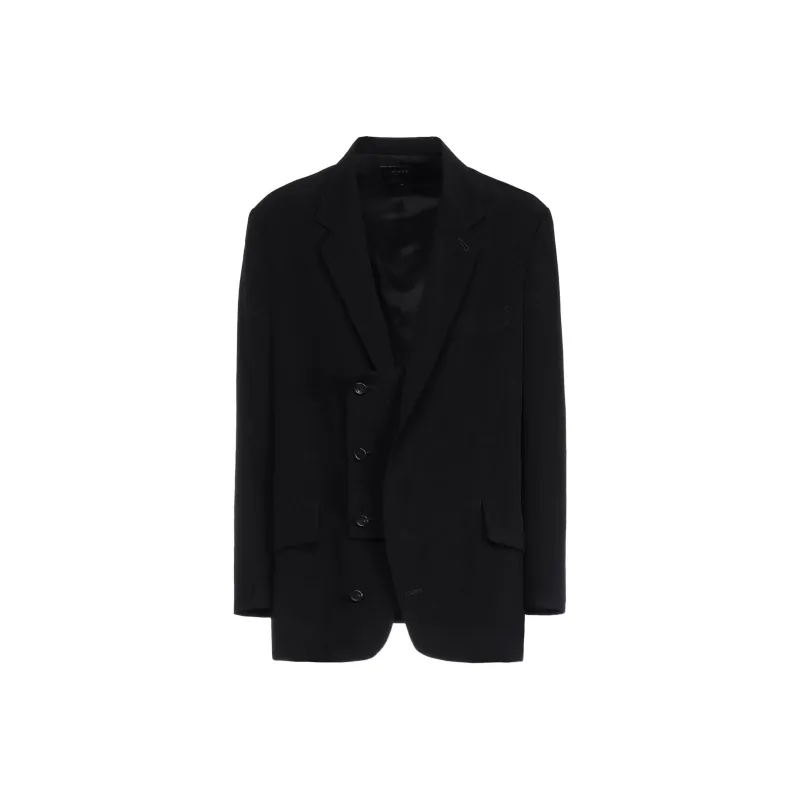 Yohji Yamamoto S'YTEFW24 Jacket Unisex Black-0